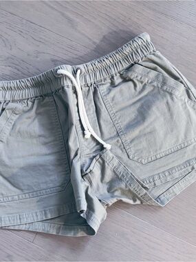 Pact Organic Cotton Twill Drawstring Shorts